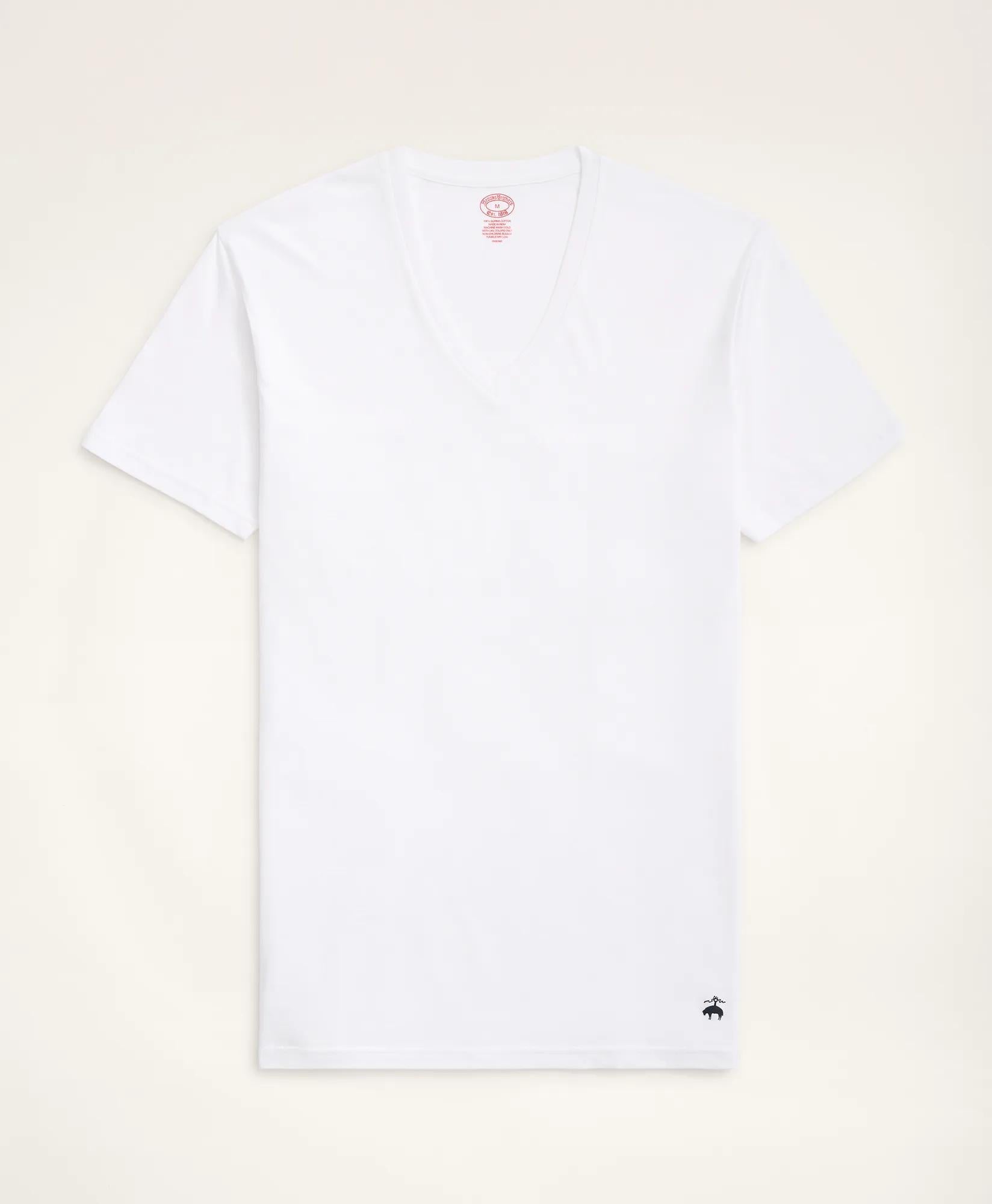 Supima® Cotton V-Neck Undershirt-3 Pack