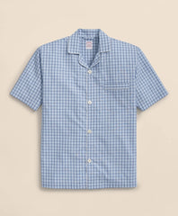 Cotton Broadcloth Gingham Short Pajamas