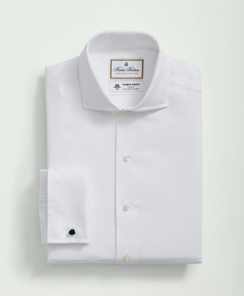 Brooks Brothers X Thomas Mason® Cotton Twill Londoner Collar Dress Shirt
