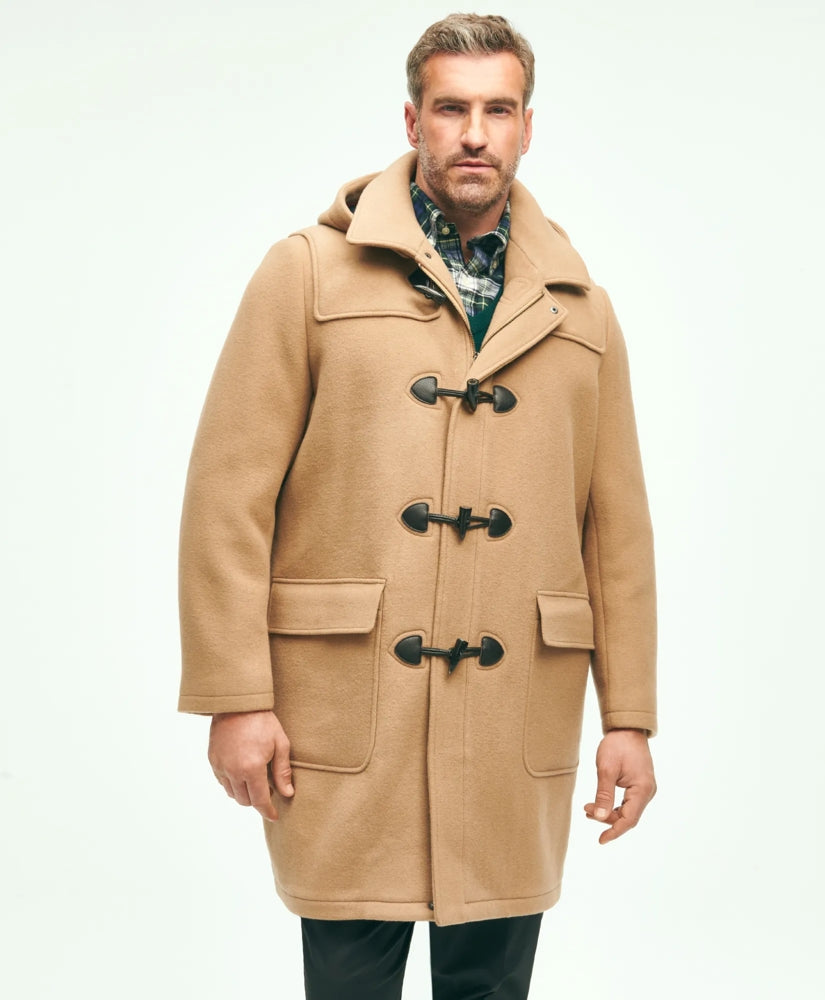 Big & Tall Classic Wool Duffle Coat