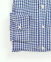 Gingham Dress Shirt Stretch Supima® Cotton Non-Iron Pinpoint Oxford Ainsley Collar