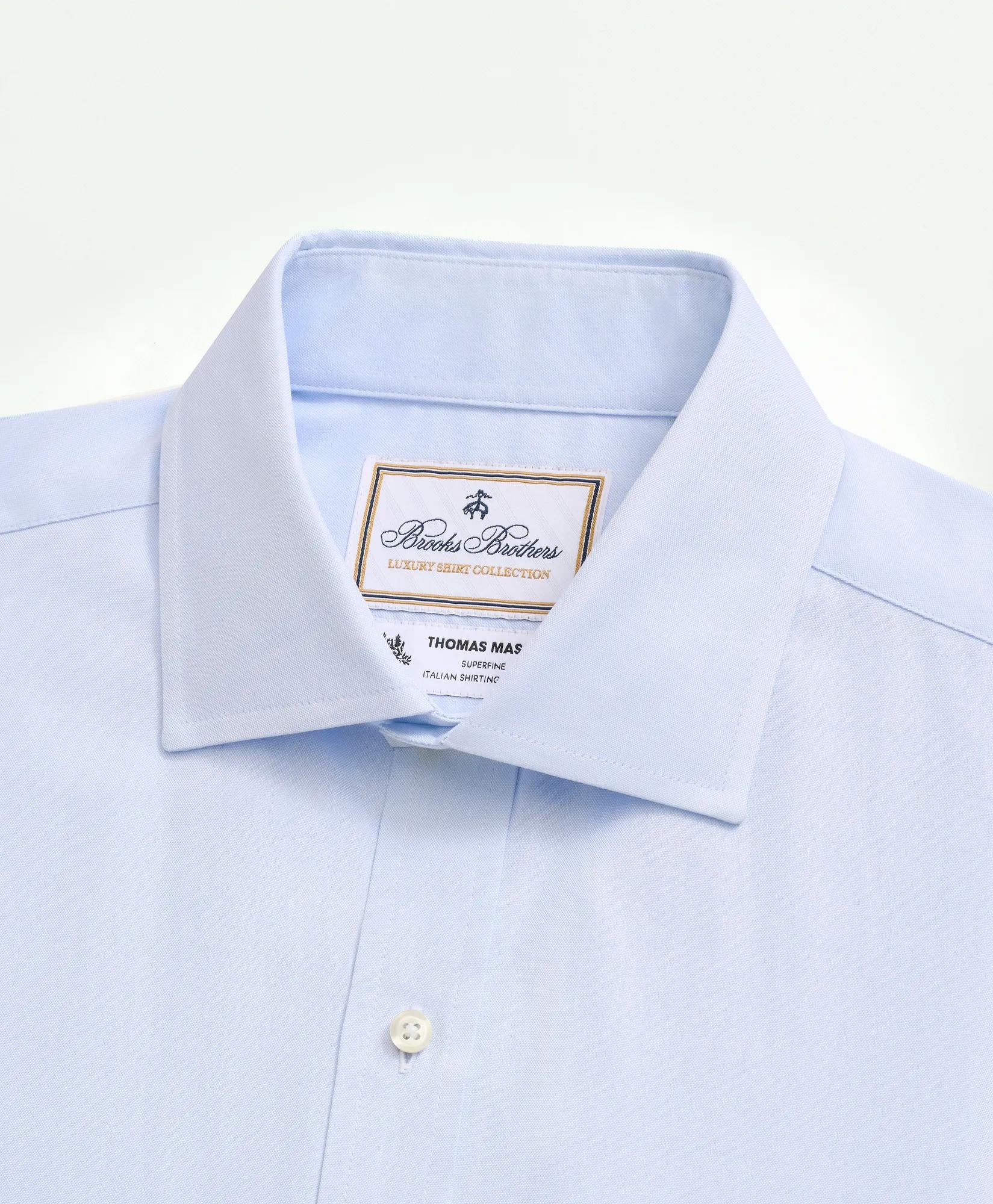 Brooks Brothers X Thomas Mason® Cotton Pinpoint Oxford English Collar Dress Shirt