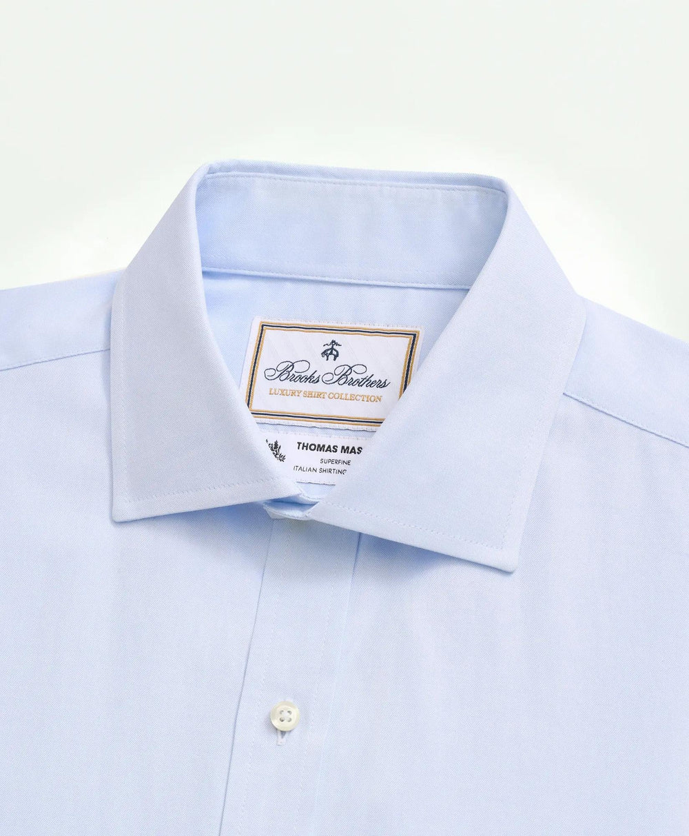 Brooks Brothers X Thomas Mason® Cotton Pinpoint Oxford English Collar Dress Shirt