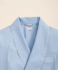 Cotton Broadcloth Bengal Striped Robe