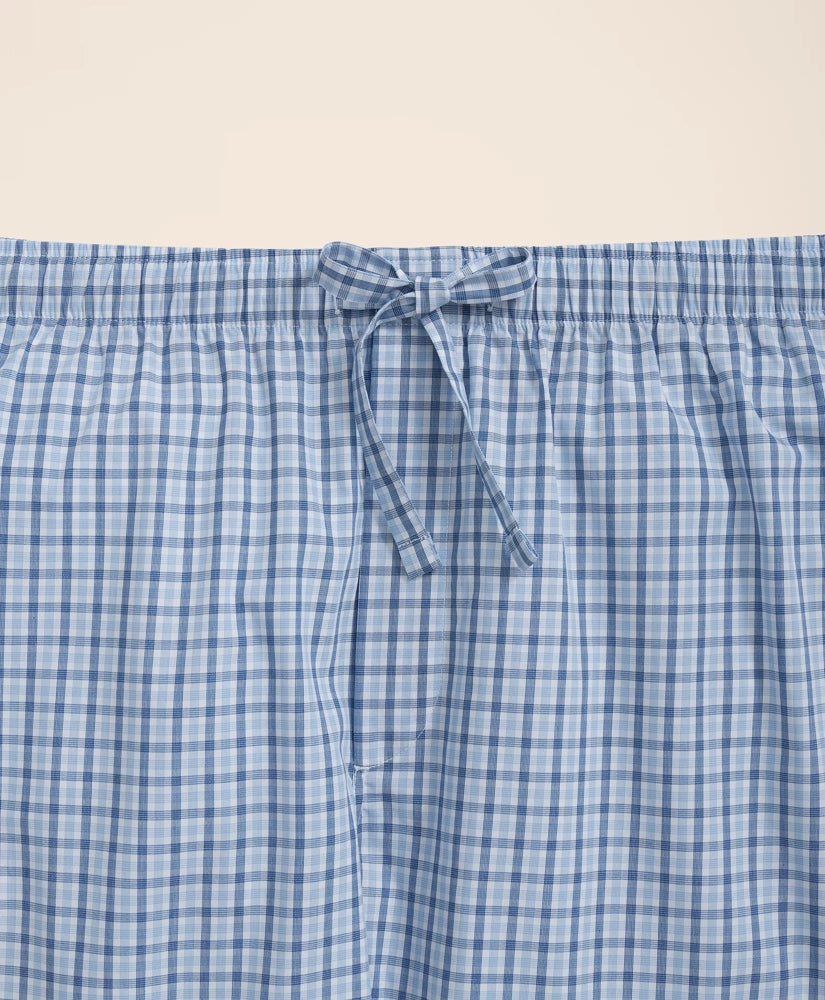 Cotton Broadcloth Gingham Short Pajamas