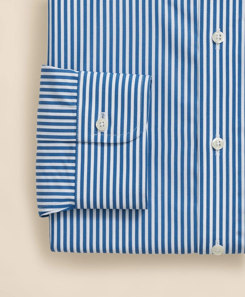 Candy Stripe Dress Shirt Pure Supima® Cotton Regular-Finish Polo Button Down Collar