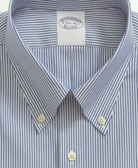 Stretch Supima® Cotton Non-Iron Pinpoint Oxford Button-Down Collar Candy Stripe Dress Shirt