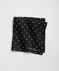 Small Dot Silk Pocket Square