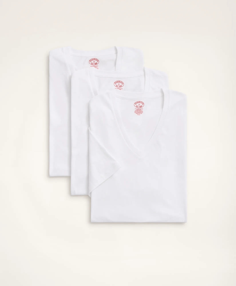 Supima® Cotton V-Neck Undershirt-3 Pack