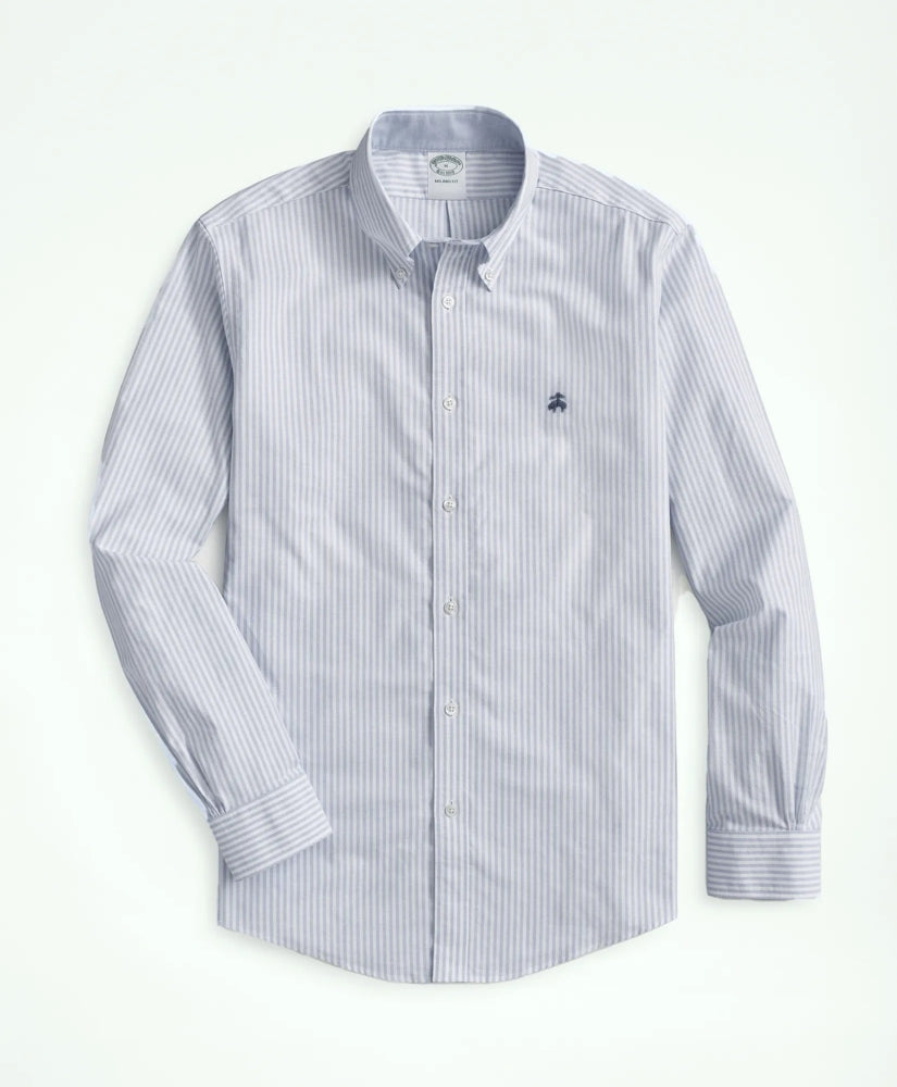 Bengal Stripe Sport Shirt Stretch Non-Iron Oxford Button-Down Collar