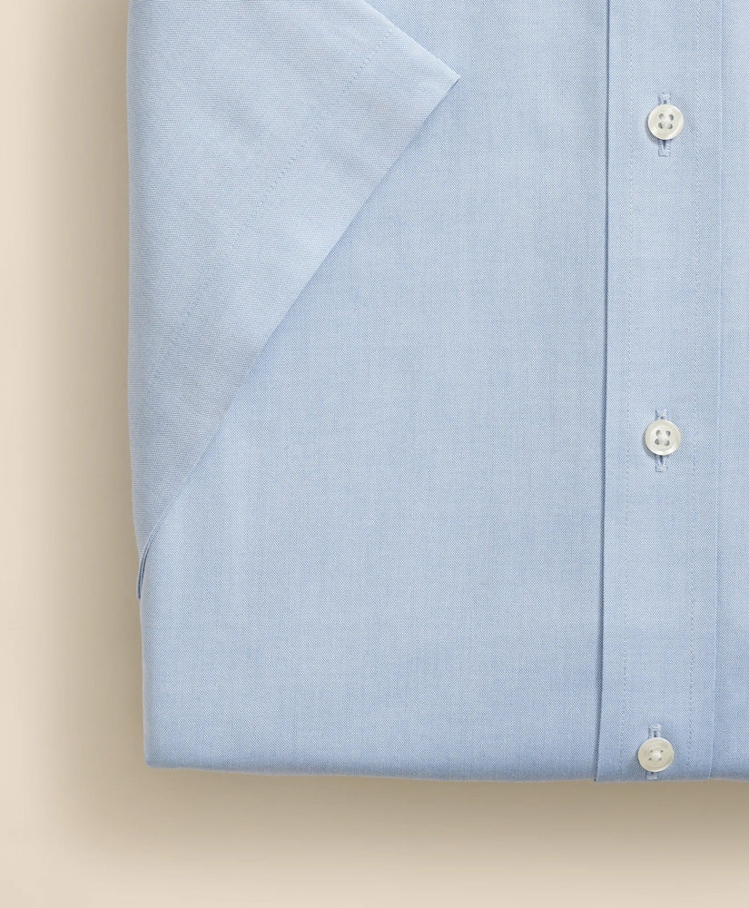 Short-Sleeve Dress Shirt Stretch Supima® Cotton Non-Iron Ainsley Collar