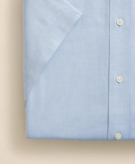 Short-Sleeve Dress Shirt Stretch Supima® Cotton Non-Iron Ainsley Collar