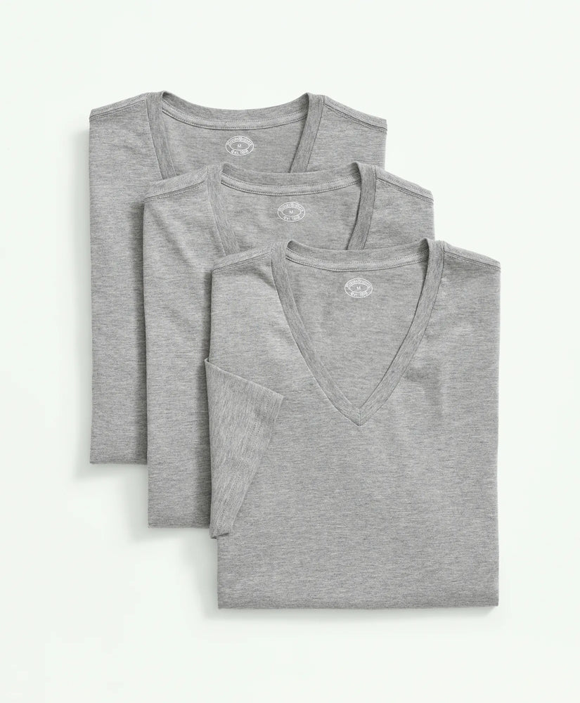 Supima® Cotton V-Neck Undershirt-3 Pack