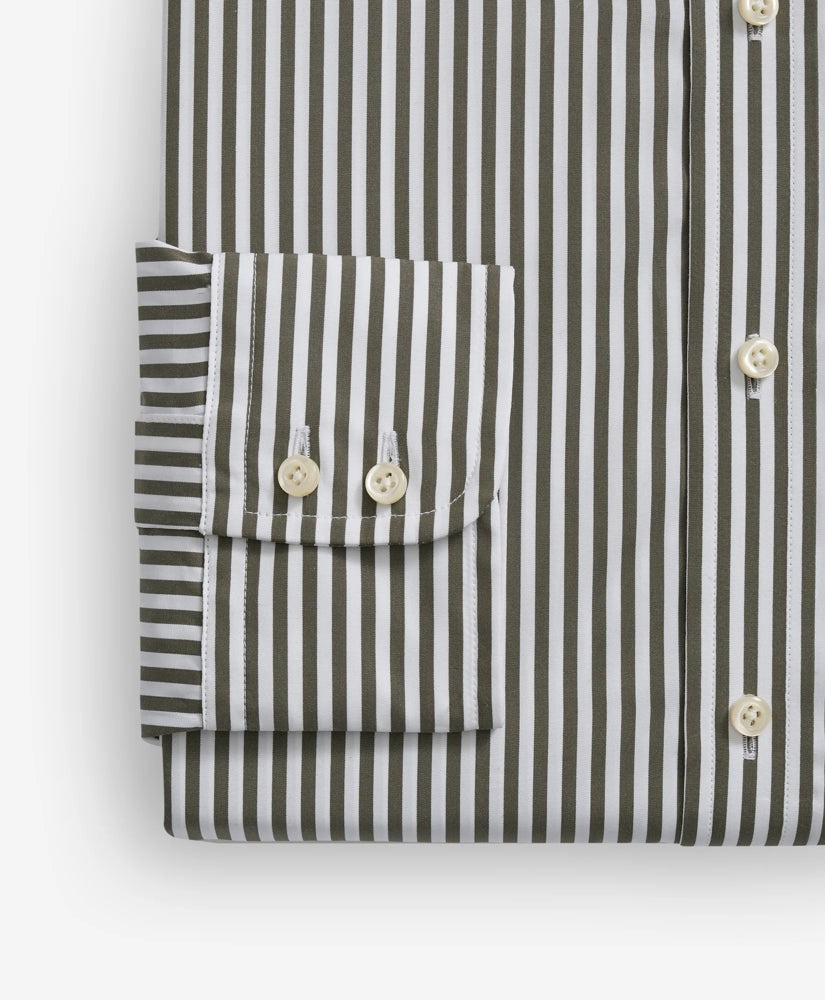 Brooks Brothers X Thomas Mason® Cotton English Collar Striped Dress Shirt