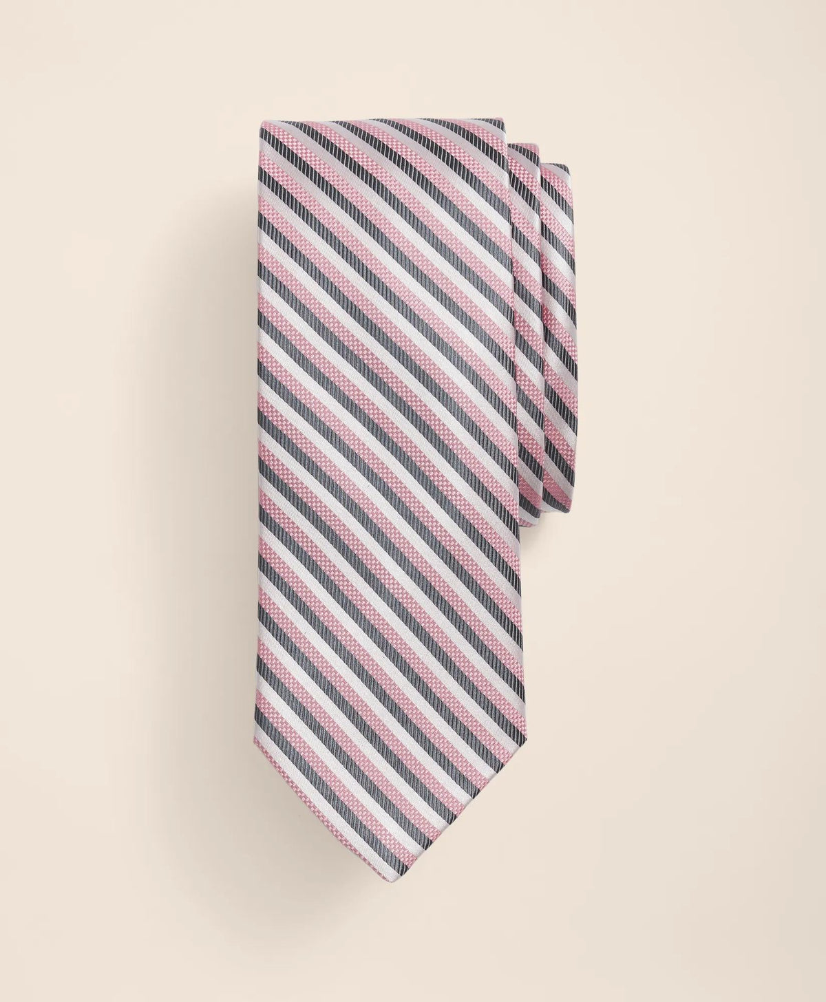 Silk Sidewheeler Striped Tie