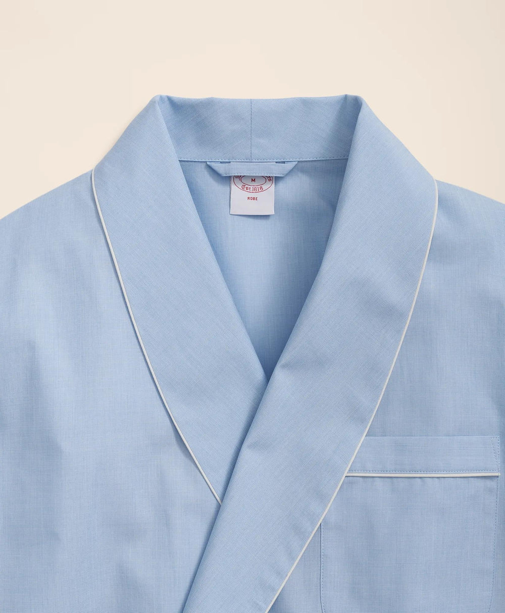 Cotton Broadcloth Robe