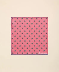 Silk Equestrian Motif Pocket Square