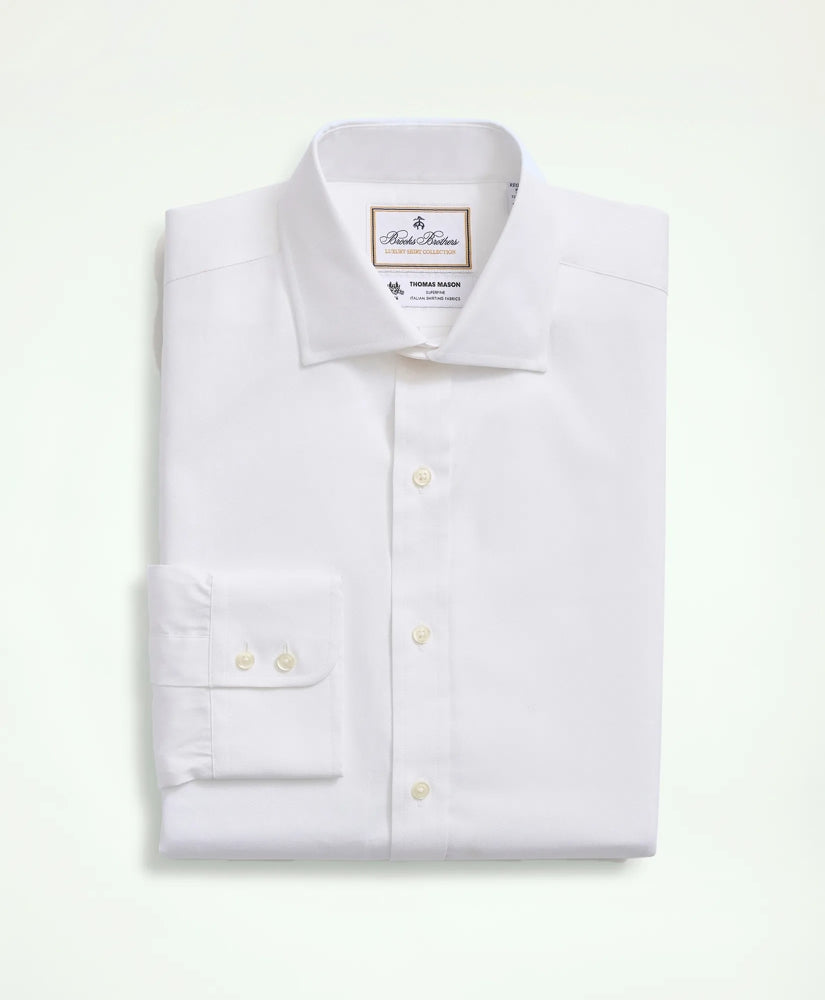 Brooks Brothers X Thomas Mason® Cotton Pinpoint Oxford English Collar Dress Shirt