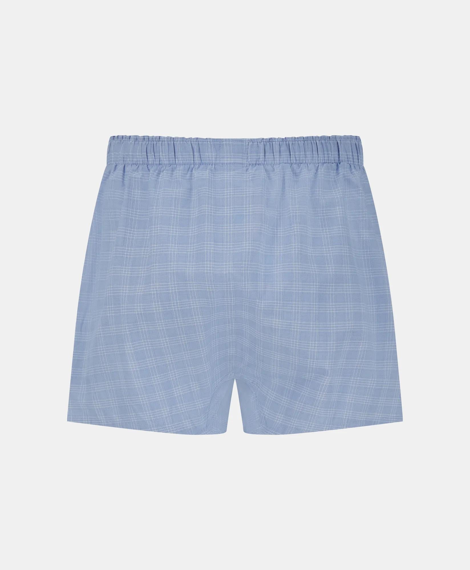 Slim Fit Cotton Broadcloth Check Boxers