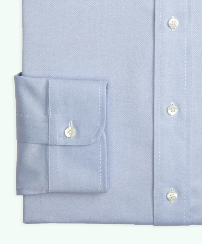 Non-Iron Pinpoint Spread Collar Big & Tall Stretch Dress Shirt