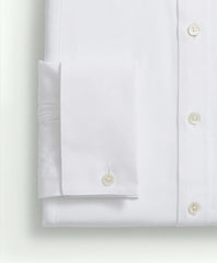 Supima® Cotton Poplin English Collar Pique Bib Tuxedo Shirt