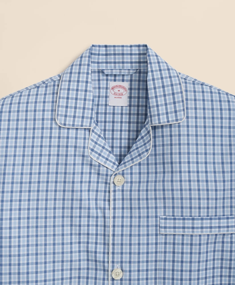 Cotton Broadcloth Gingham Pajamas