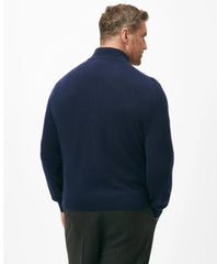 Big & Tall 3-Ply Cashmere Quarter-Zip Sweater