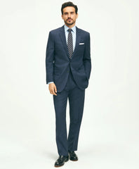 Traditional Fit Wool Checked 1818 Suit